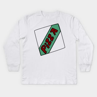 krusty krab pizza Kids Long Sleeve T-Shirt